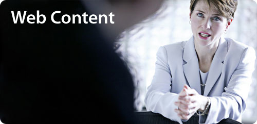 Web site copy for information security companies